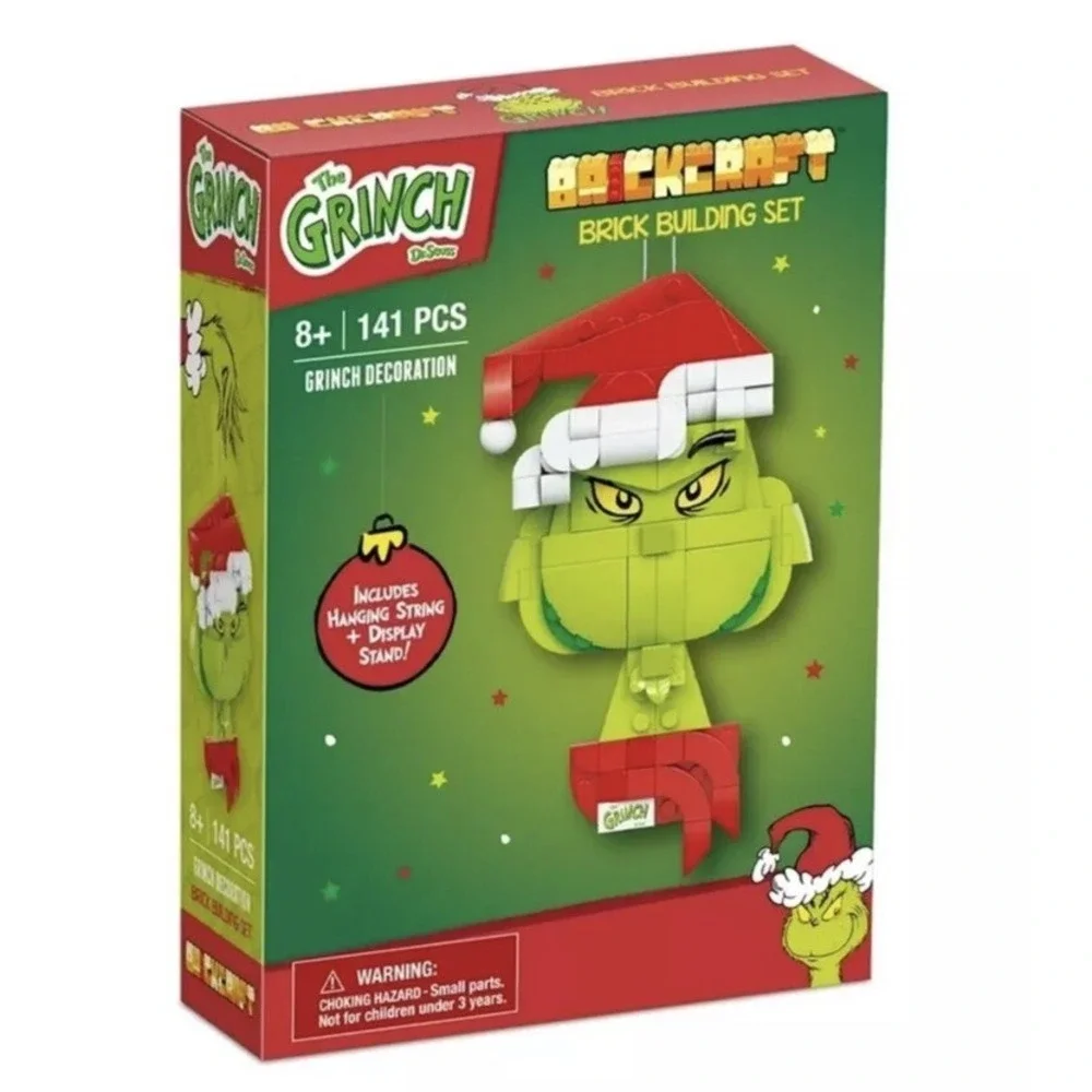 The Grinch Brick Building Set 141 Pieces BrickCraft‎ Christmas Decoration
